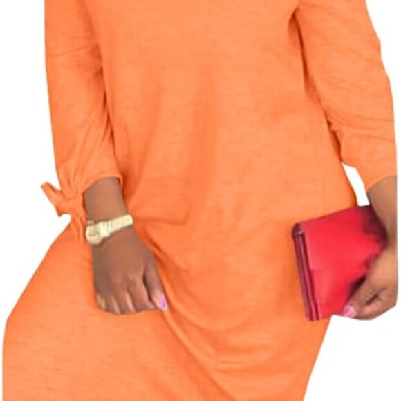 Women's Off Shoulder Maxi Dress Casual Long Sleeve Side Slit Party Wear - Picture 1 of 4